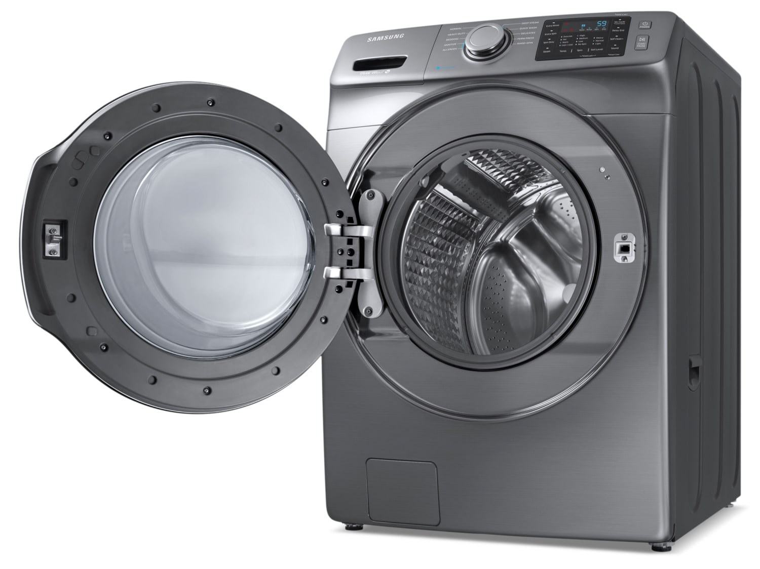 Samsung Platinum Front-Load Washer (5.2 Cu. Ft IEC) - WF45M5500AP/A5 ...