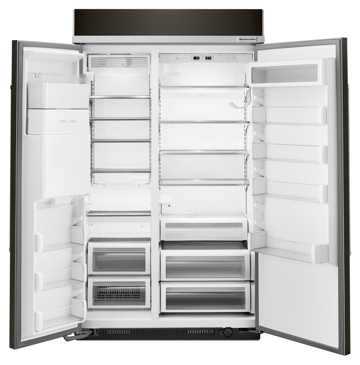 KitchenAid 29.5 Cu. Ft. Built-In Side-by-Side Refrigerator – KBSD608EBS ...