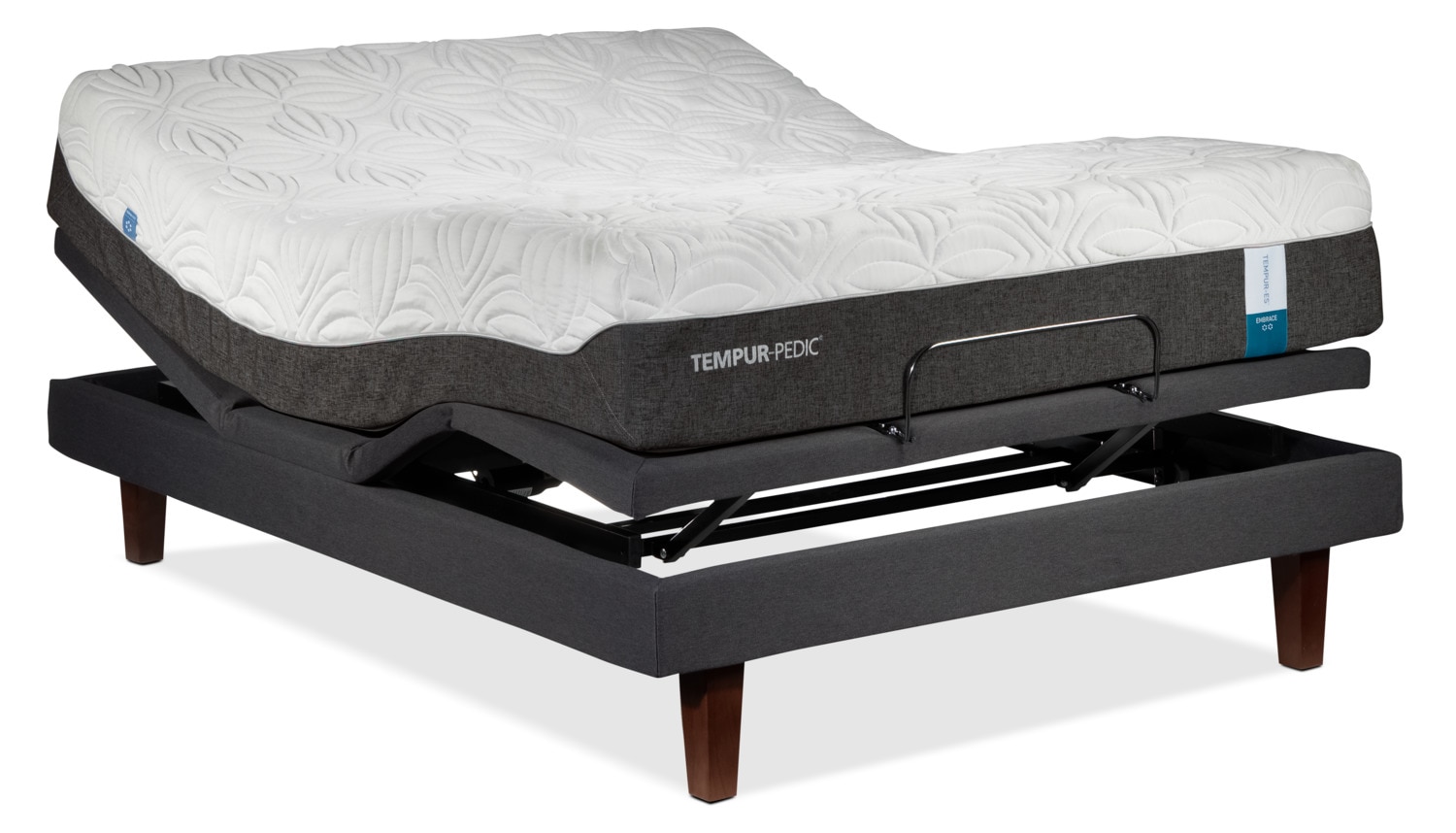 Tempur-Pedic Embrace 2.0 Plush King Mattress and Split Complete ...