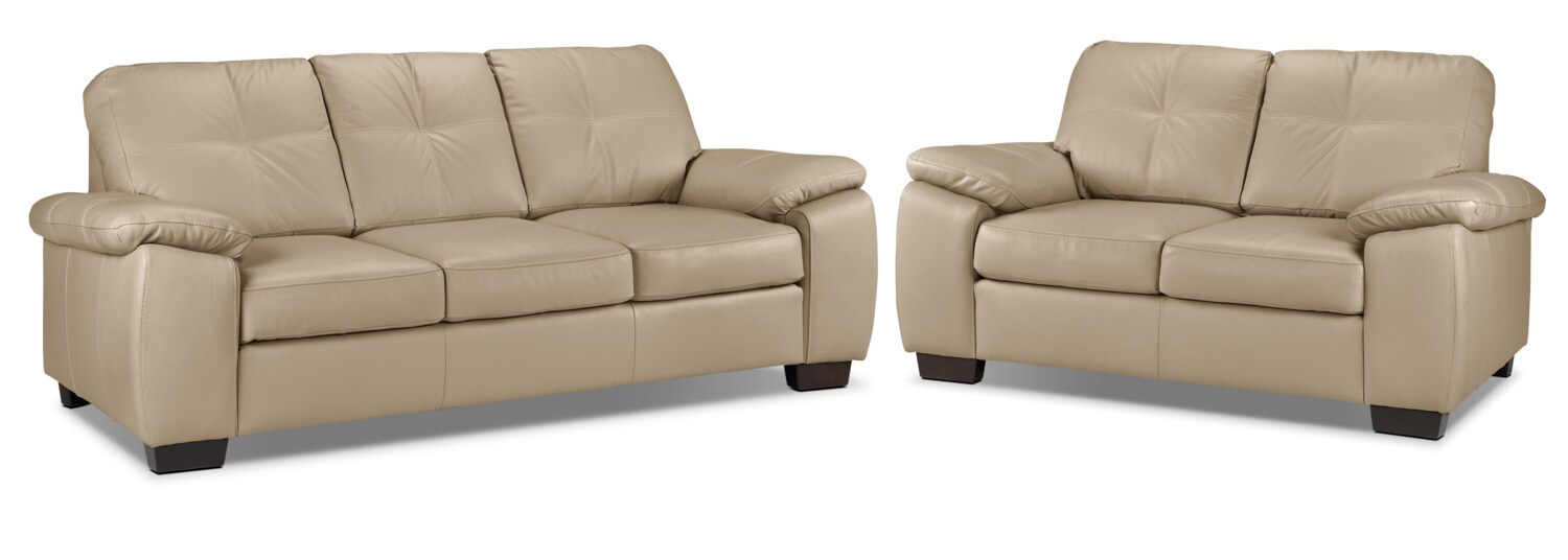 Naples Sofa Warm Beige Leon's