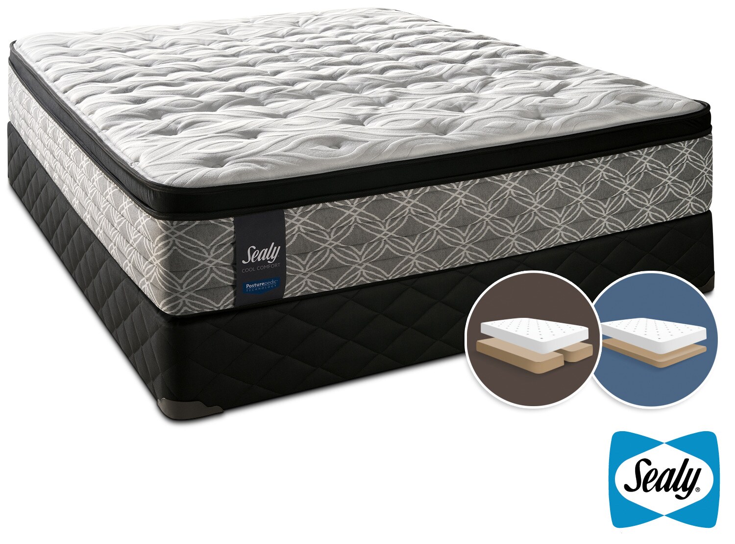 Sealy Elementary King LowProfile Split Boxspring Leon's