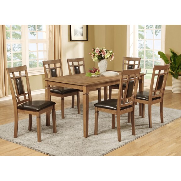 Aran 5-Piece Dining Package – Light Mango | The Brick