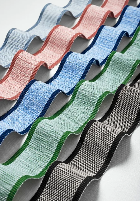 Custom fabric trim detail