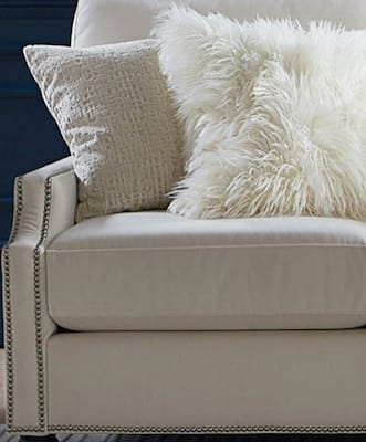 Exclusive nailhead detail on upholstered furniture
